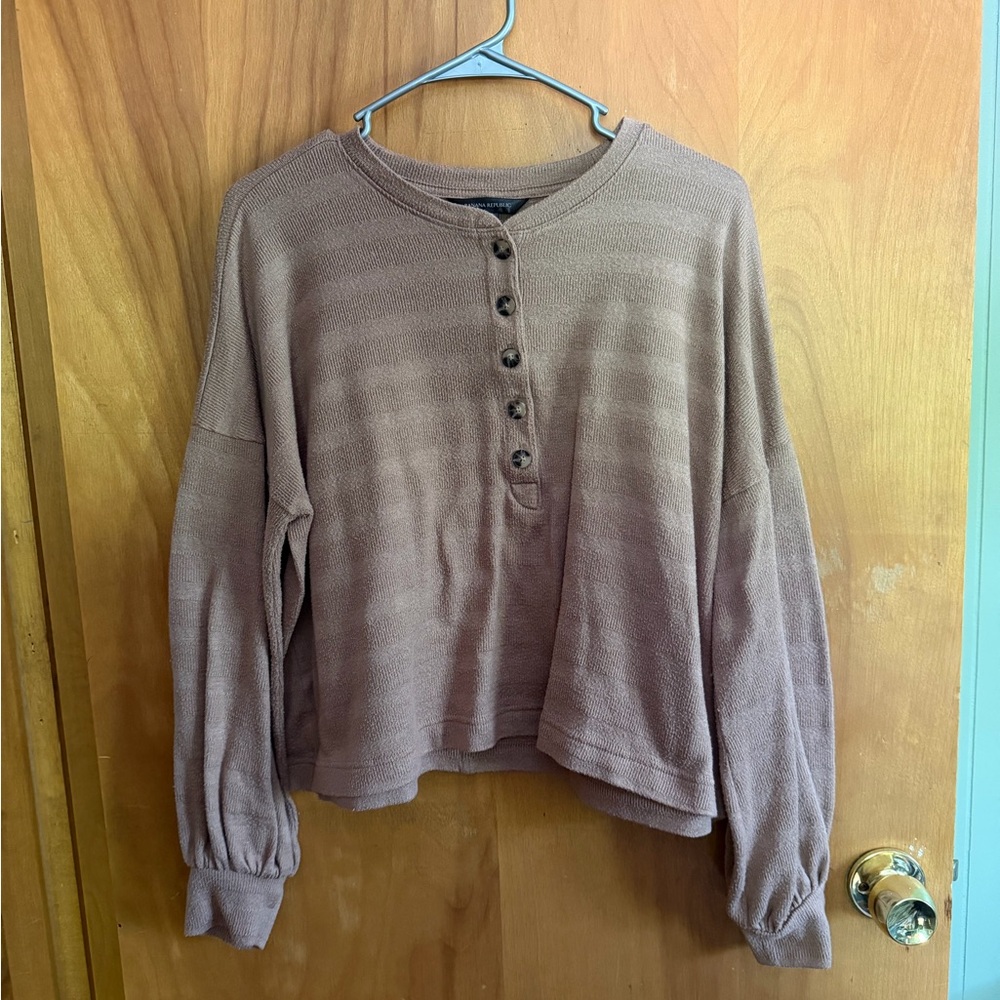 Banana Republic Dusty Mauve Top